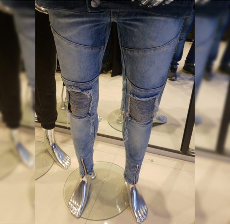 Calça Super Skinny Destroyed Jeans